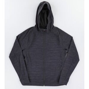 Lululemon City Sweat Full Zip Hoodie Mens Medium Black/Obsidian Athletic